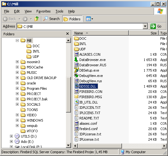 Использование FireBird Embedded